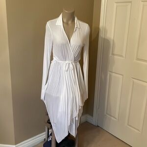 2 for $20 BCBG Maxazaria White Long Sleeve Wrap